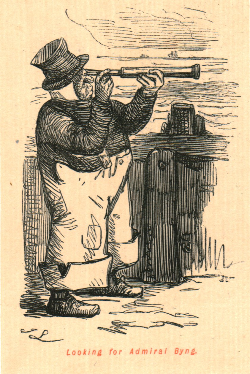 Etsitään amiraali Byngiä, 1897. tekijältä John Leech