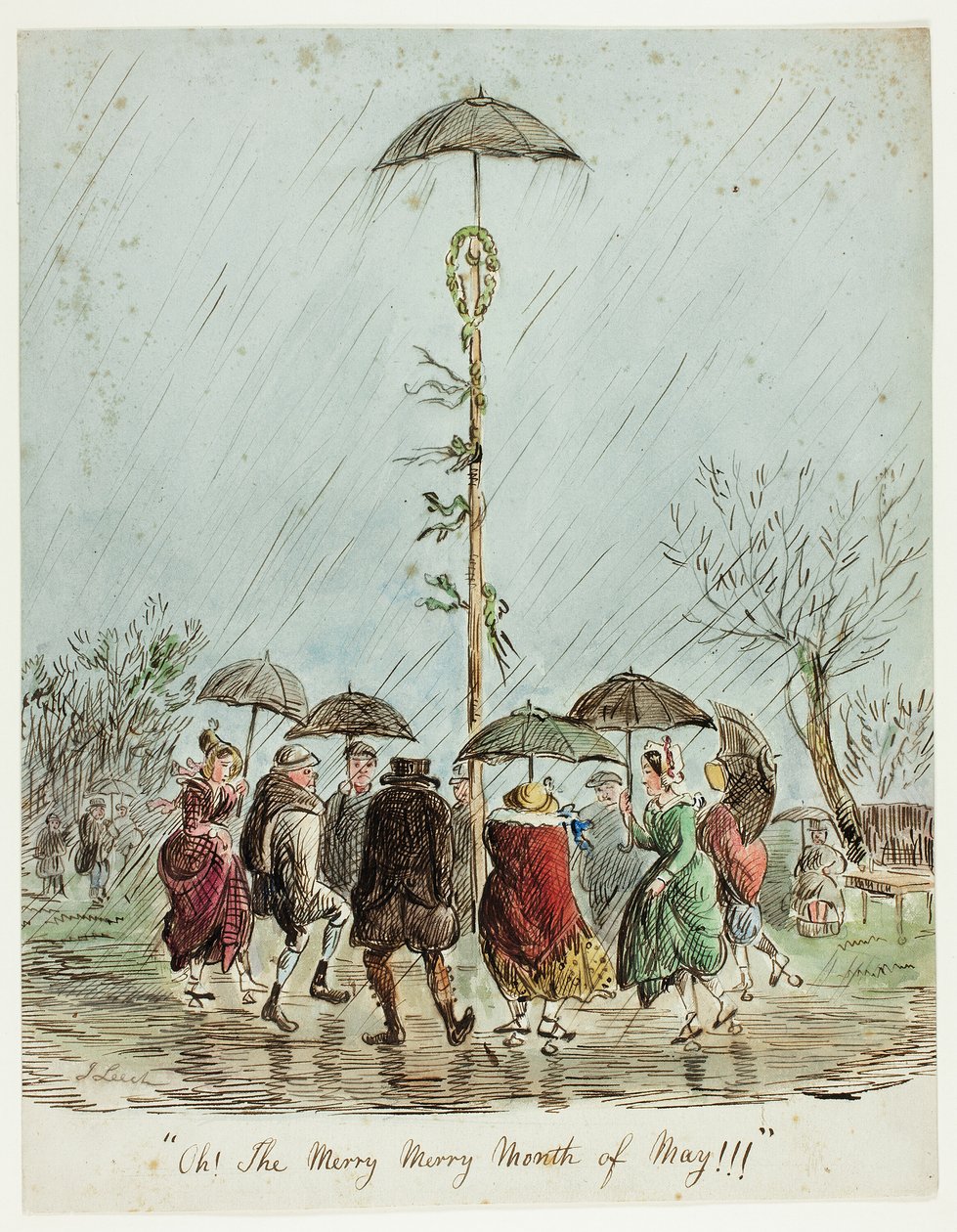 Vai niin! Hyvää, iloista toukokuuta!!! tekijältä John Leech