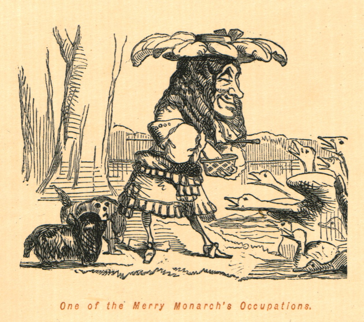 Yksi Merry Monarchs -ammateista, 1897. tekijältä John Leech