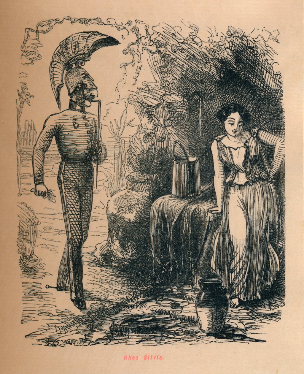 Rhea Silvia, 1852 tekijältä John Leech