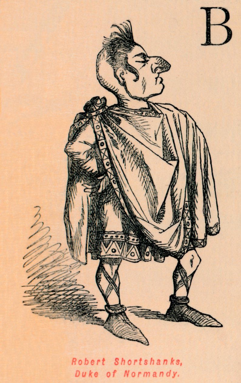 Robert Shortshanks, Normandian herttua, c1860, c1860 tekijältä John Leech