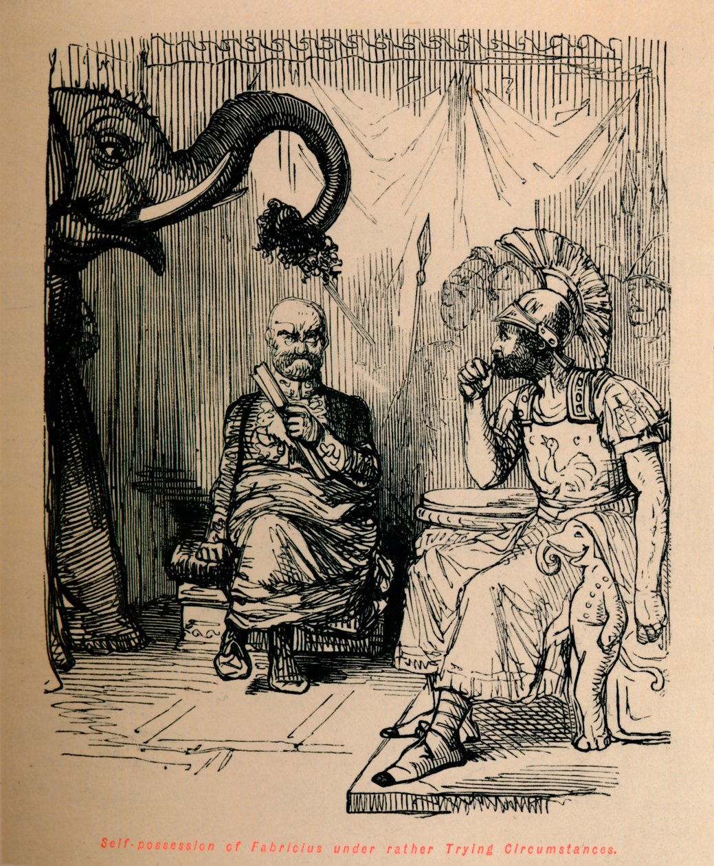Fabriciuksen omaisuus melko koettelevissa olosuhteissa, 1852 tekijältä John Leech