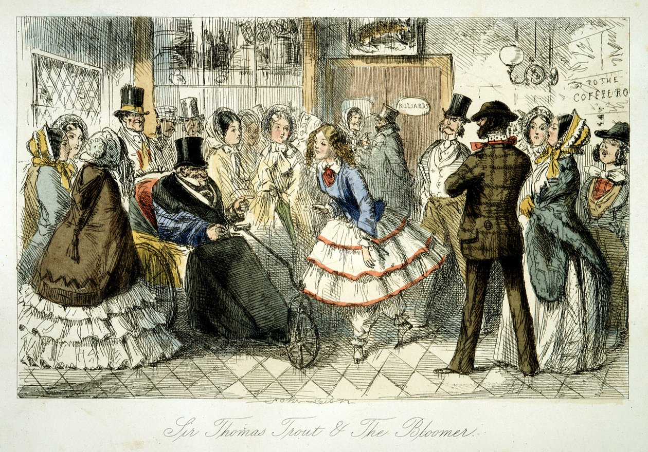 Vettä Handley Spassa, 1845 tekijältä John Leech