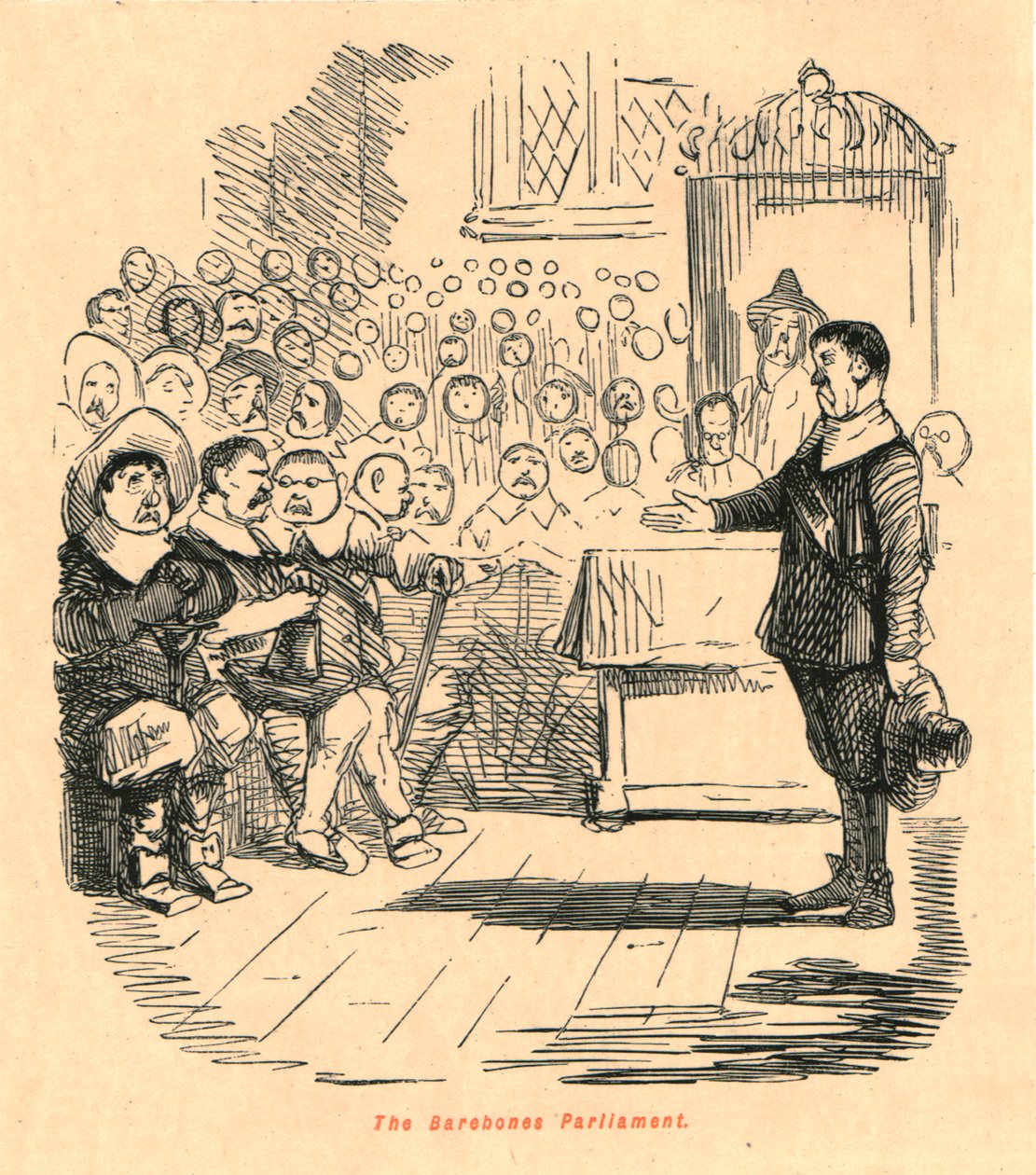 Barebonesin parlamentti, 1897. tekijältä John Leech