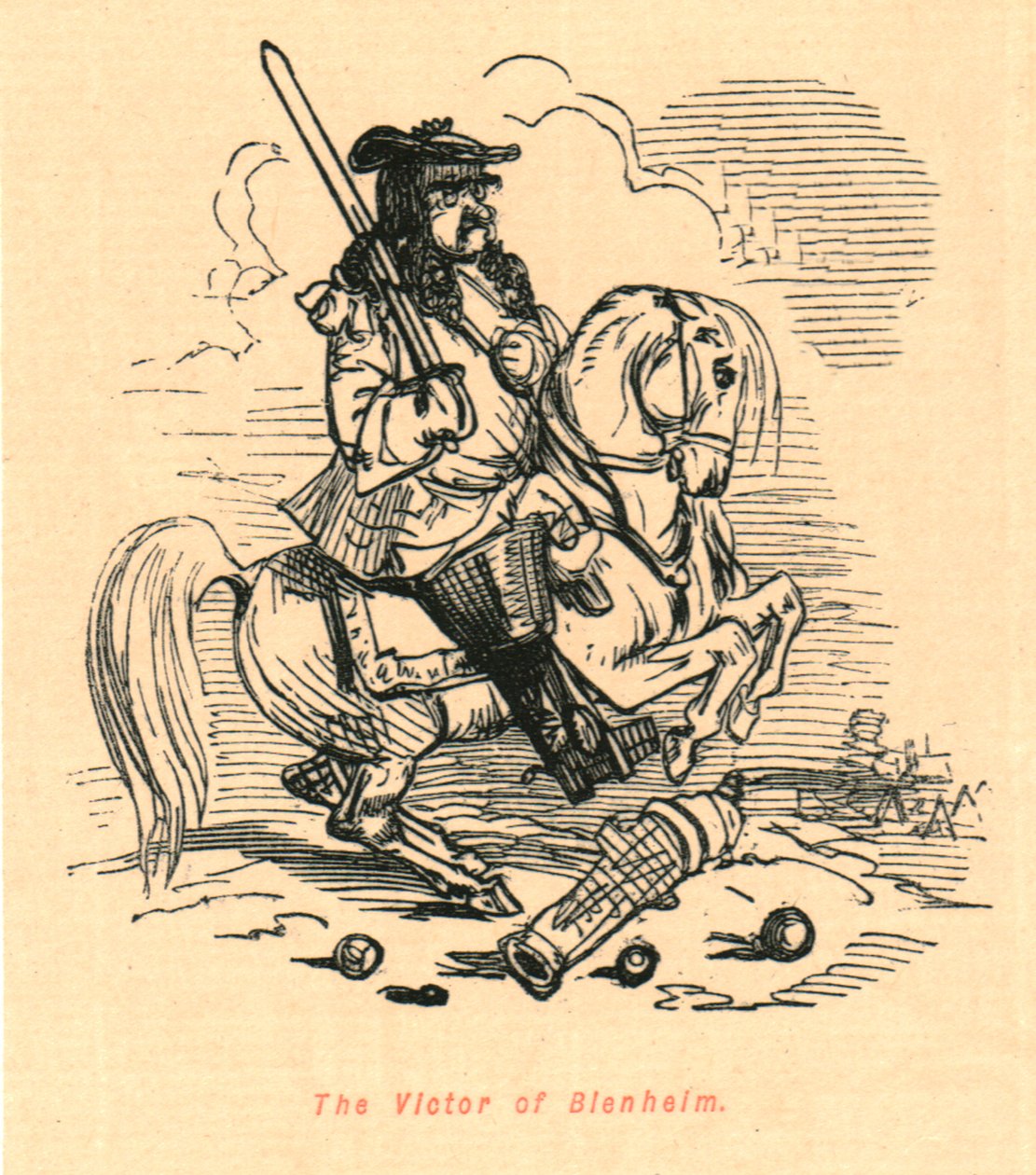 Blenheimin voittaja, 1897. tekijältä John Leech