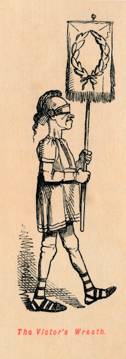 Voittajien seppele, 1852 tekijältä John Leech