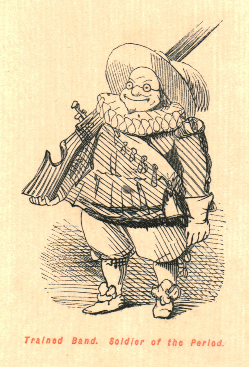 Koulutettu bändi. Aikakauden sotilas, 1897. tekijältä John Leech