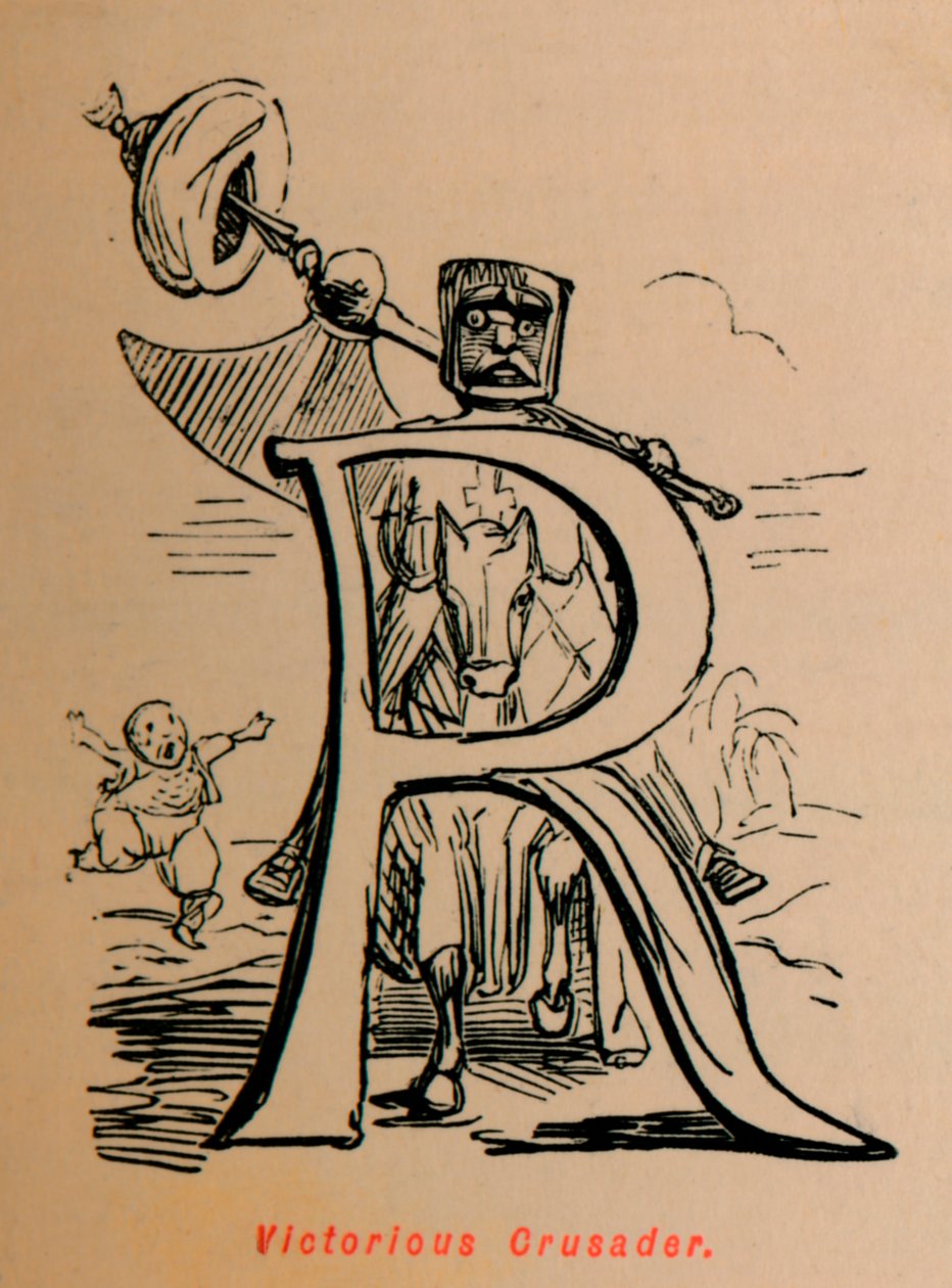 Voittoisa ristiretkelä, c1860, c1860 tekijältä John Leech