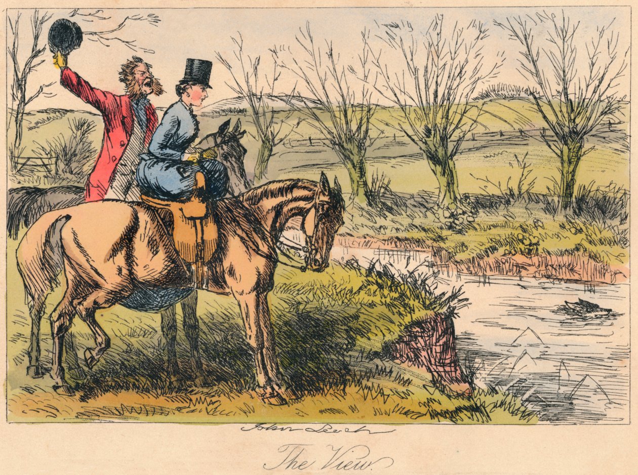 The View, 1865. Taiteilijat: John Leech, Hablot Knight Browne. tekijältä John Leech and Hablot Knight Browne