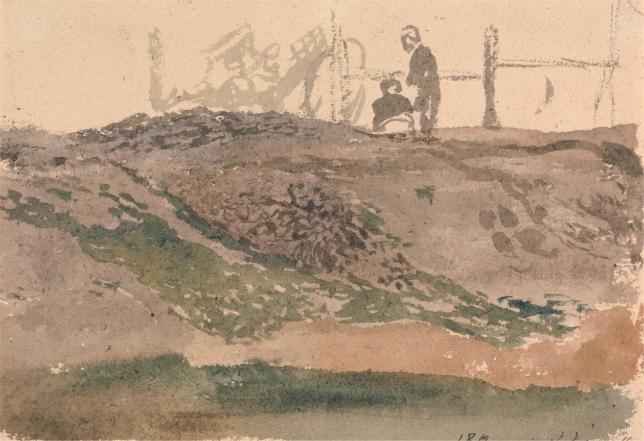 Figuurit pankissa, Kensington Gravel Pits tekijältä John Linnell