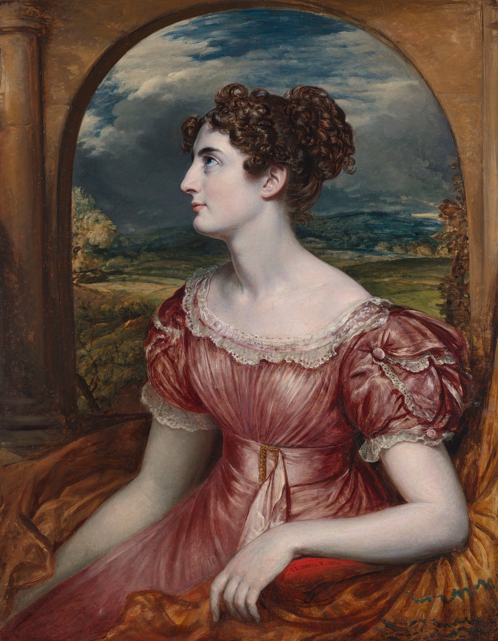 Miss Puxley [1826, Royal Academy of Arts, Lontoo, näyttelyluettelo] tekijältä John Linnell