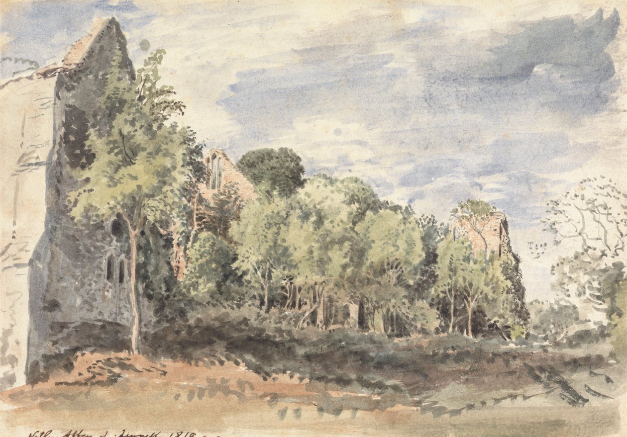 Netley Abbey tekijältä John Linnell