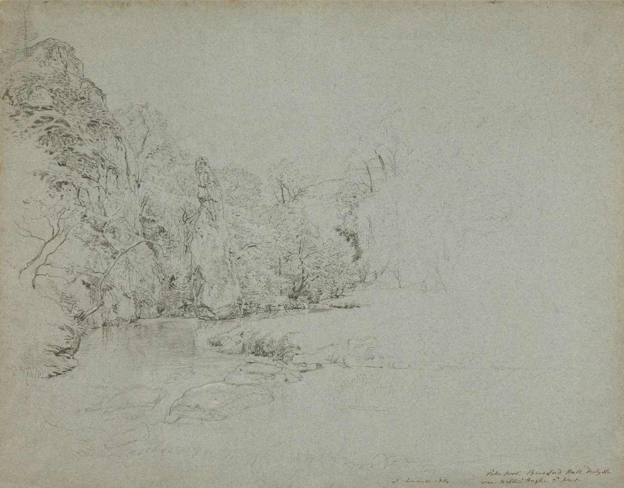 Pike Pool, Beresford Hall, Derbyshire tekijältä John Linnell