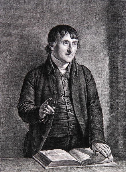 James Uptonin muotokuva, n. 1819 (kaiverrus) tekijältä John Linnell