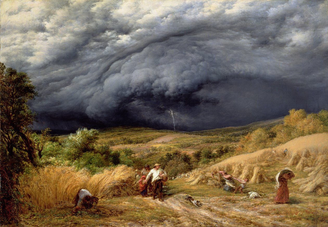 Storm in Harvest, 1856 tekijältä John Linnell