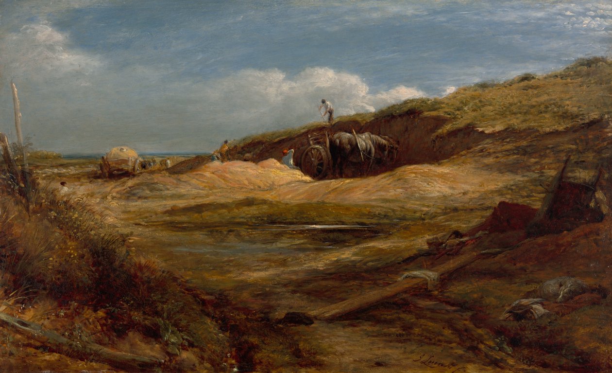 Sand Pits, Hampstead Heath tekijältä John Linnell
