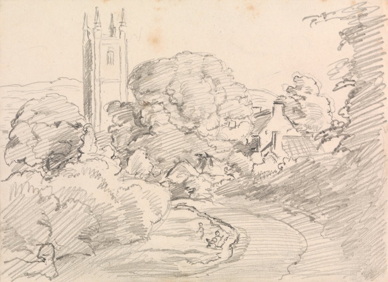 Widecombe Village tekijältä John Linnell