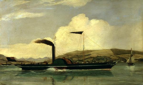 Paddlesteamer "Suvereign" tekijältä John Livingstone