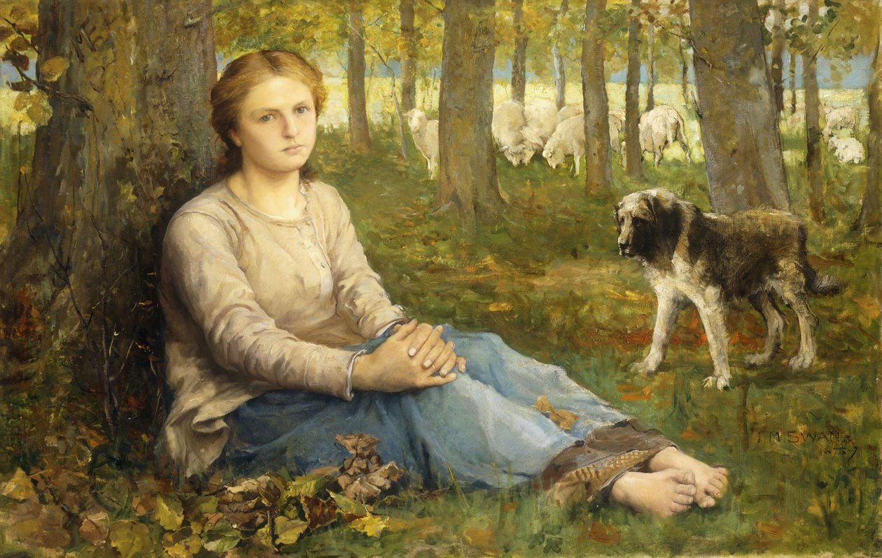 Paimentar ja hänen laumansa, 1878-9 tekijältä John Macallan Swan