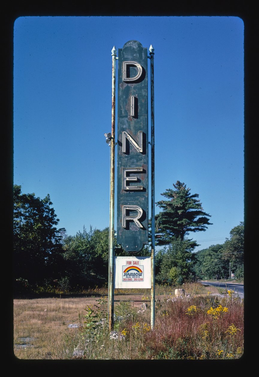 Diner-kyltti, Shrewsbury, Massachusetts, USA tekijältä John Margolies