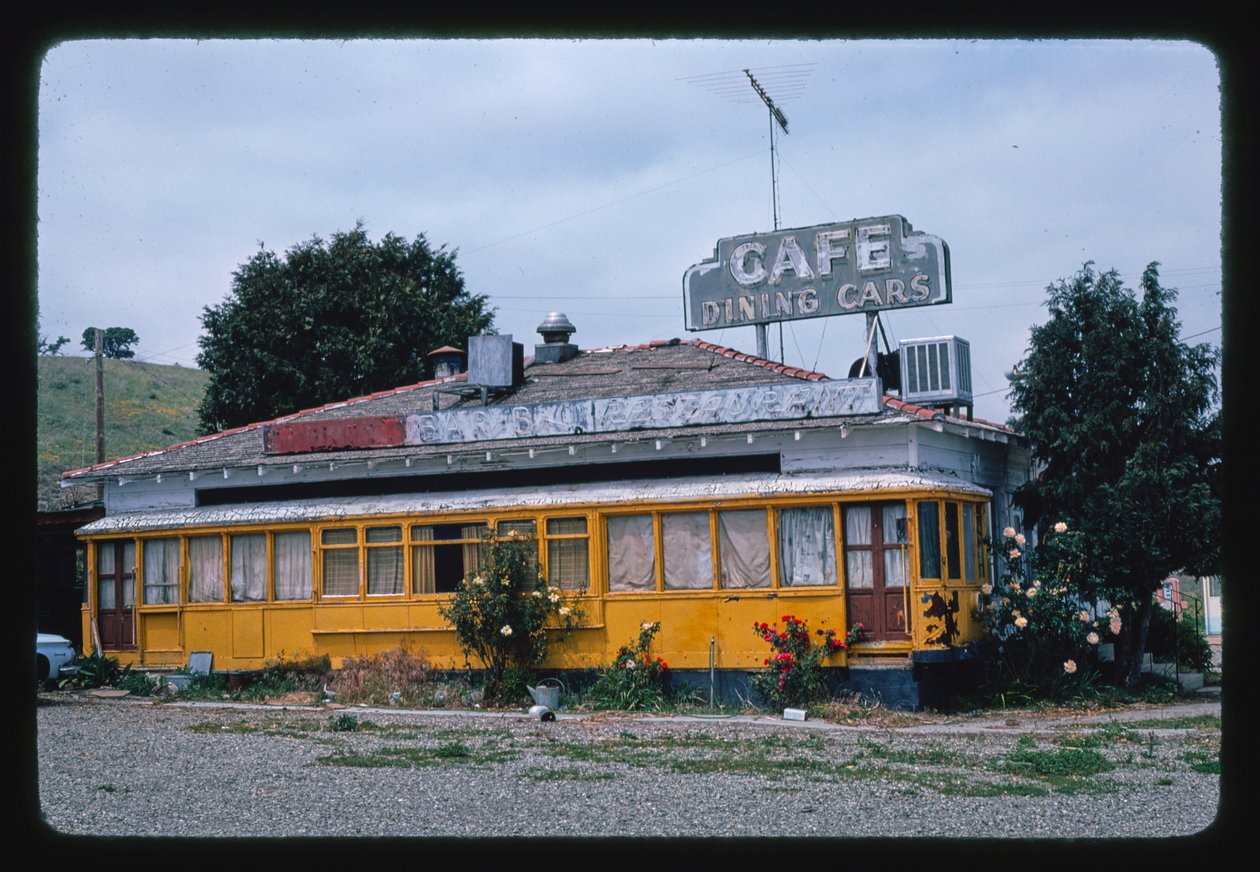 Dining Cars Cafe, Buellton, Kalifornia, USA tekijältä John Margolies