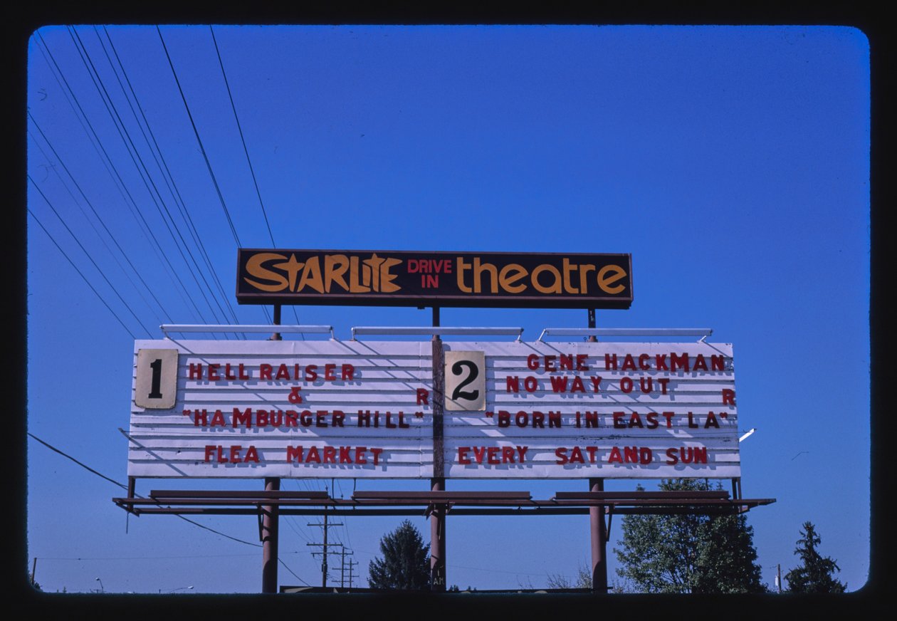 Starlite Drive-In, Medford, Oregon, USA tekijältä John Margolies