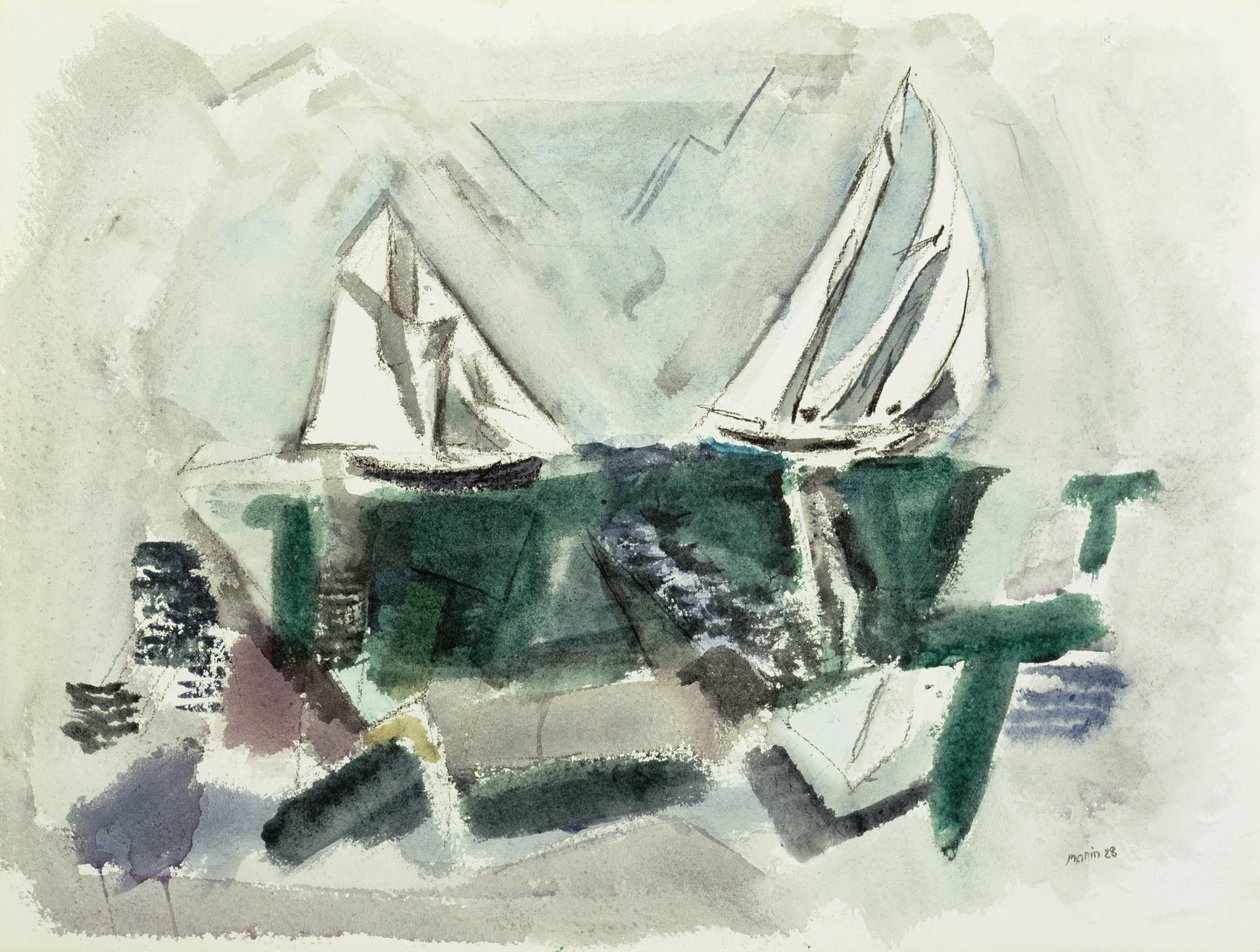 Schooner Yachts, Dear Isle, Maine tekijältä John Marin