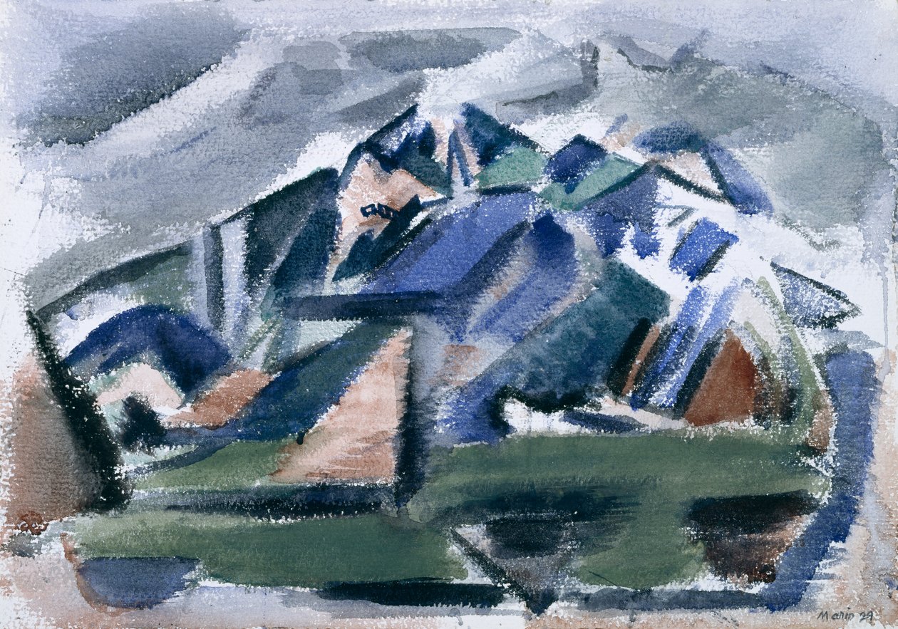 The Mountain, Taos, New Mexico tekijältä John Marin