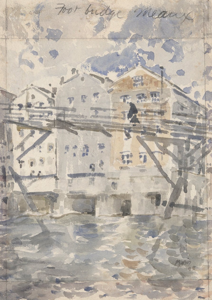 Pieni kävelysilta, Meaux tekijältä John Marin