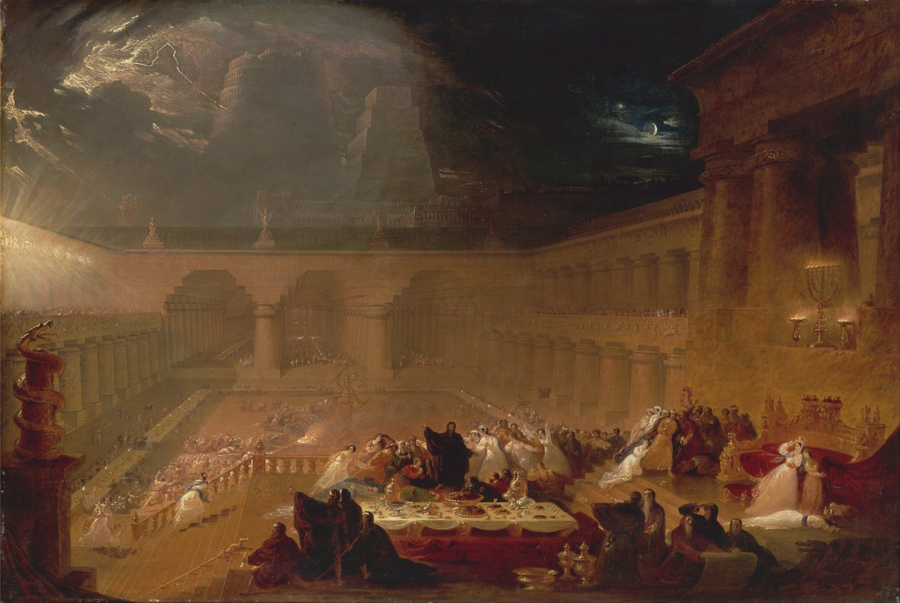Belsassarin juhla tekijältä John Martin