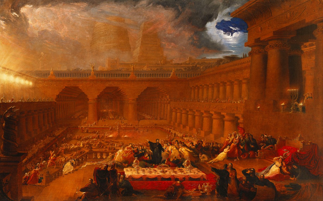 Belsassarin juhla 1820 tekijältä John Martin