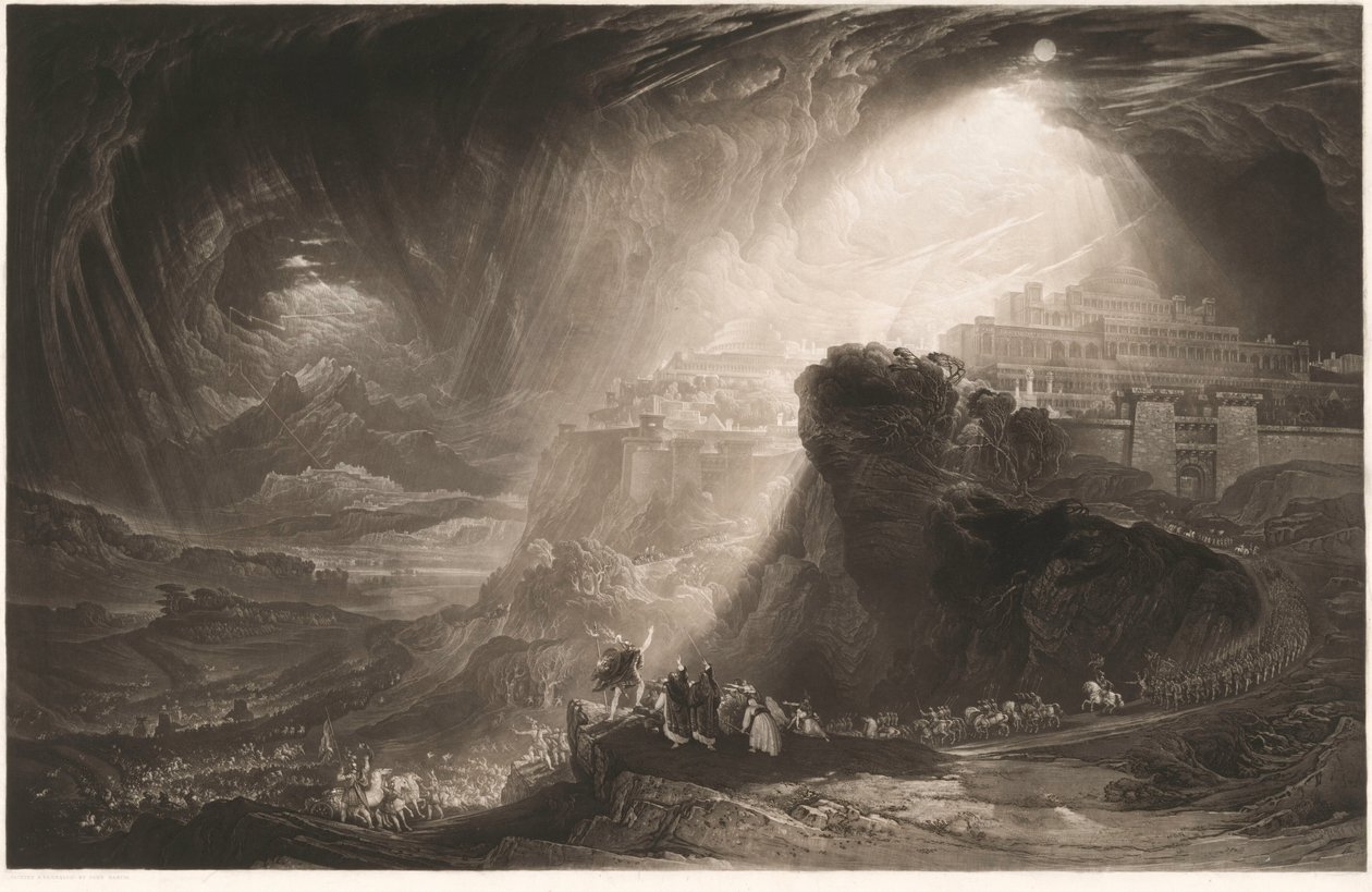 Joosua käskee auringon pysähtyä tekijältä John Martin