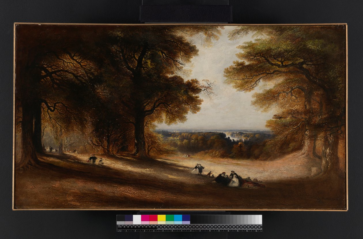 Maisema: Näkymä Richmond Parkissa, 1850 tekijältä John Martin