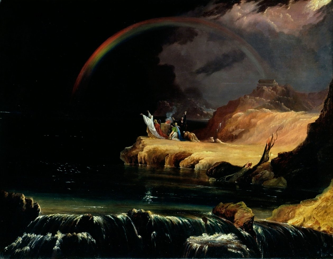 The Covenant, n. 1843 (öljy kankaalle) tekijältä John Martin