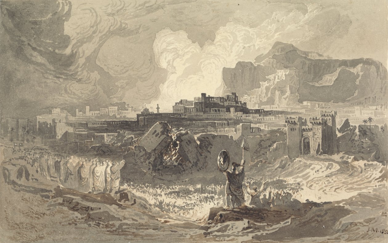 Jerikon muurit tekijältä John Martin