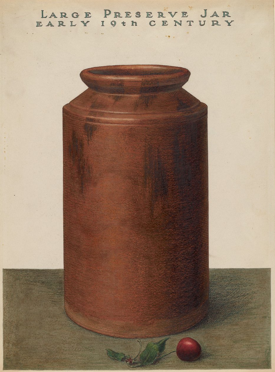 Säilöntäpurkki, c. 1936. tekijältä John Matulis