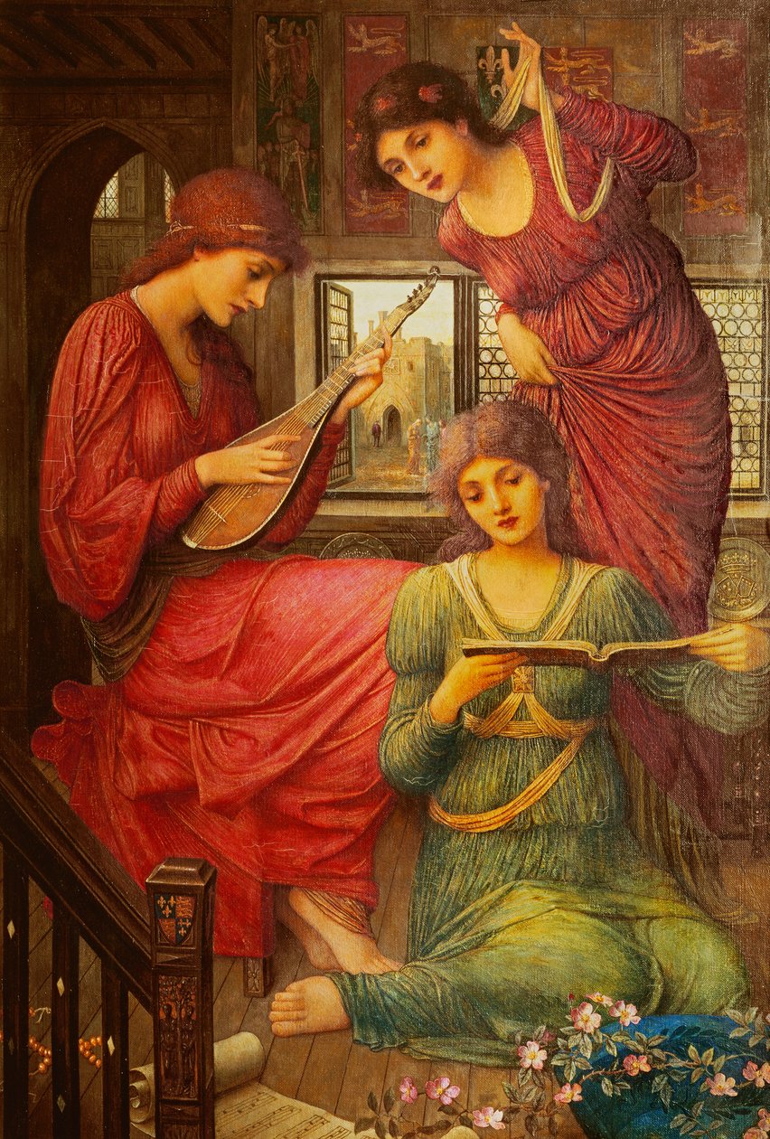 Kultaisina päivinä, tekijältä John Melhuish Strudwick