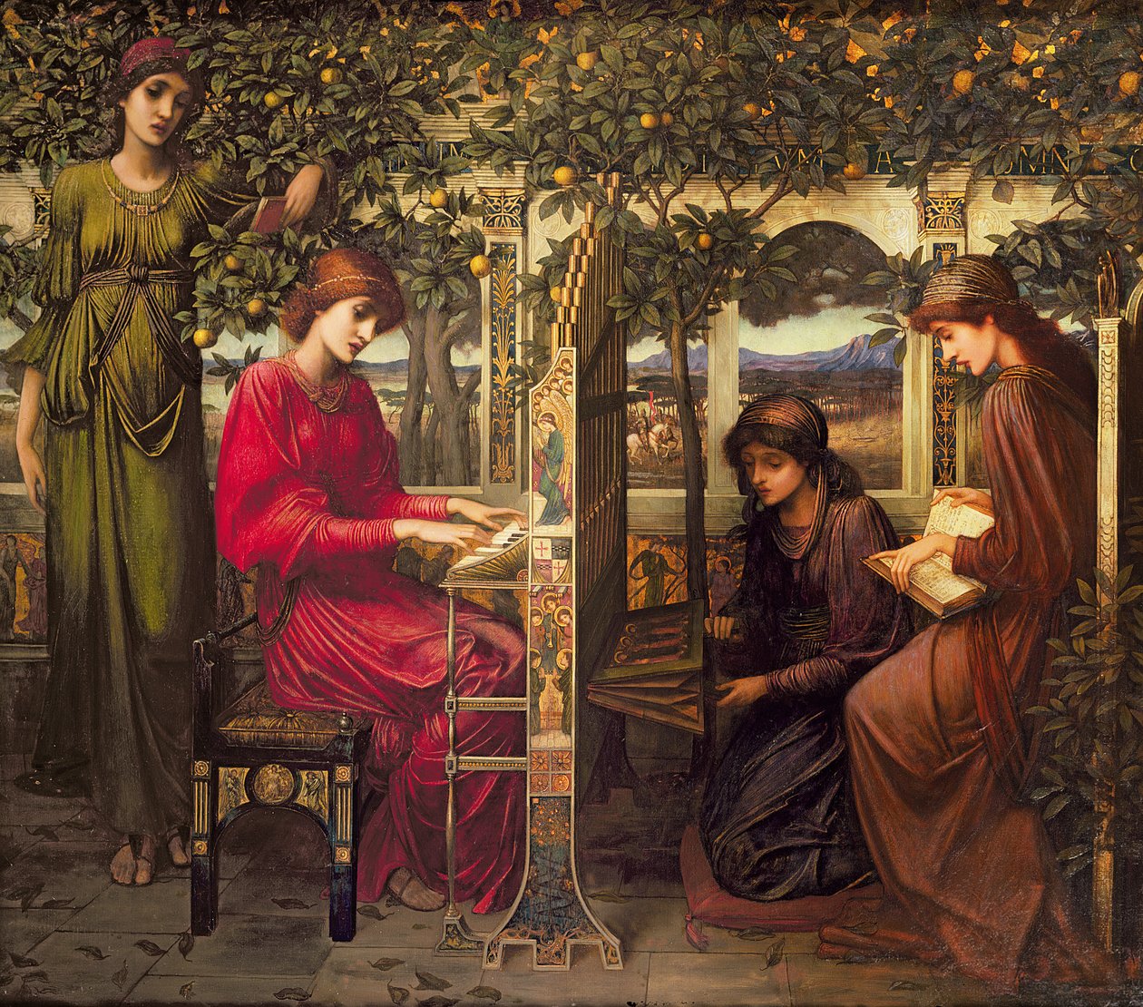 Pyhä Cecilia tekijältä John Melhuish Strudwick