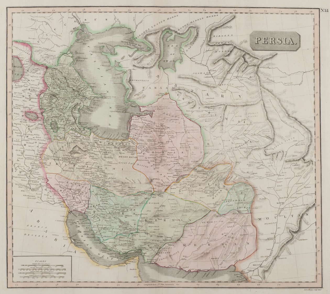 Persia (käsinvärinen kaiverrus) tekijältä John Menzies