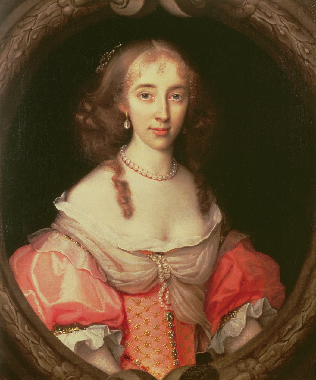 Magdalen Astonin muotokuva (öljy kankaalle) tekijältä John Michael Wright