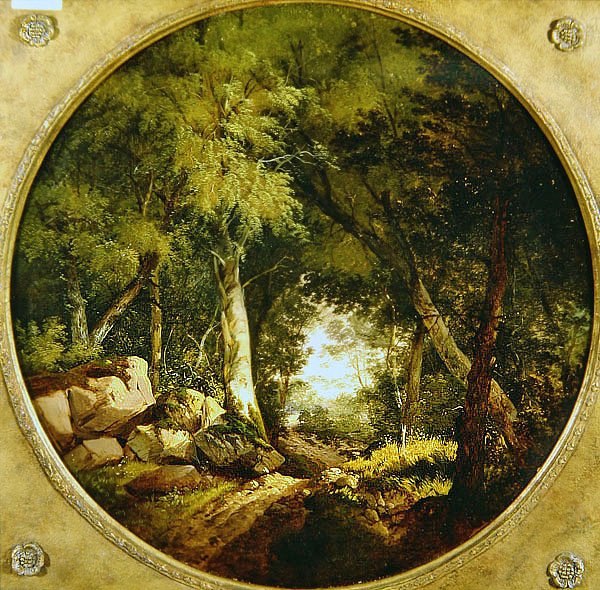 Metsäpolku (öljy kankaalle) tekijältä John Middleton