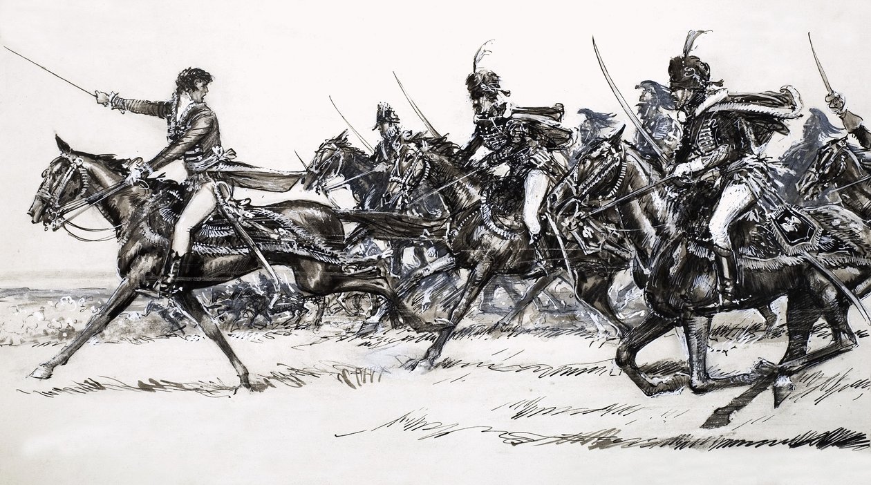 Ratsuväen hyökkäys tekijältä John Millar Watt
