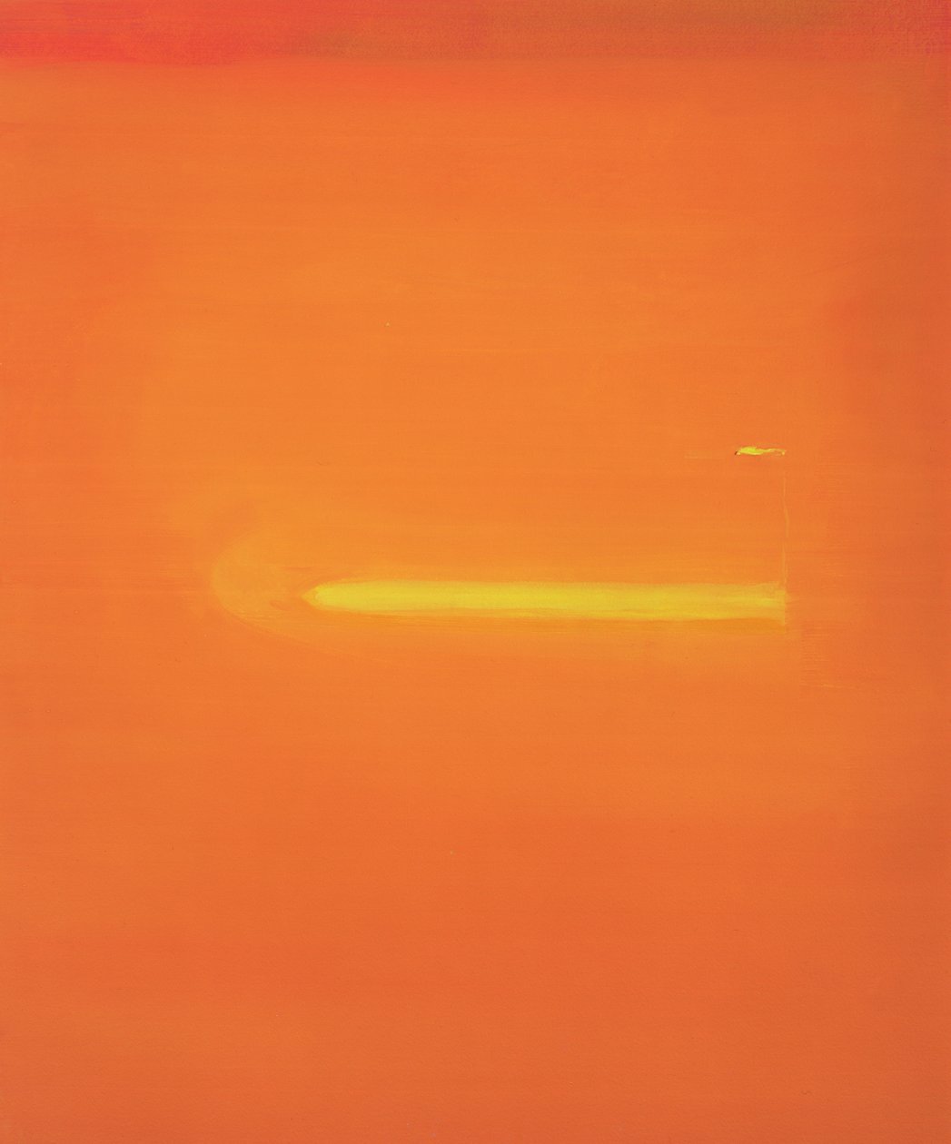Oranssi sisustus figuurilla, 2000 tekijältä John Miller