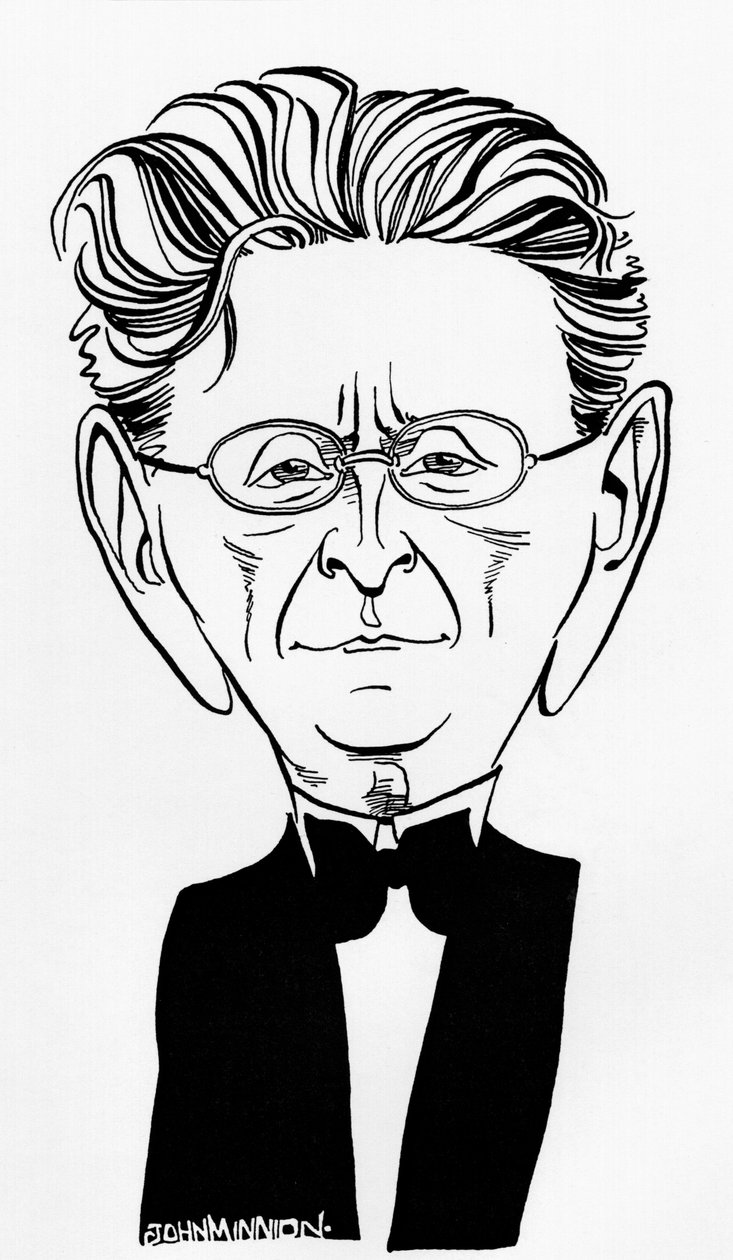 Alexander von Zemlinsky -karikatyyri tekijältä John Minnion