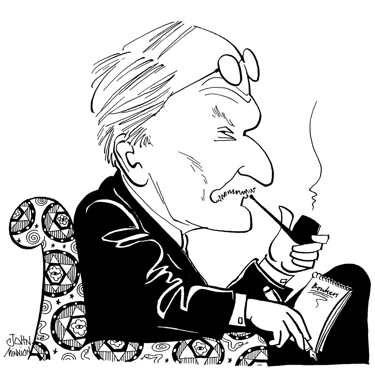 C G Jung, John Minnionin karikatyyri. tekijältä John Minnion