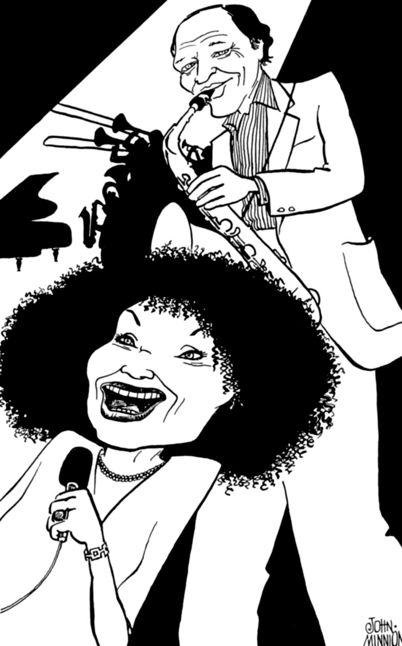 Cleo Laine ja Sir John Dankworth Dame Cleo Laine, Lady Dankworth, syntyjään Clementina Dinah Campbell. tekijältä John Minnion