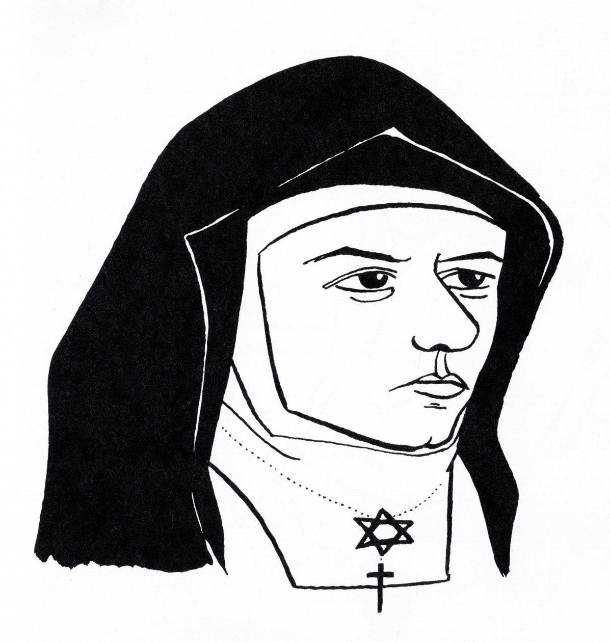 Edith Stein, alias Pyhä Teresa Benedicta Ristin Teresa, oli filosofi, feministi, karmeliittanunna ja marttyyri. tekijältä John Minnion