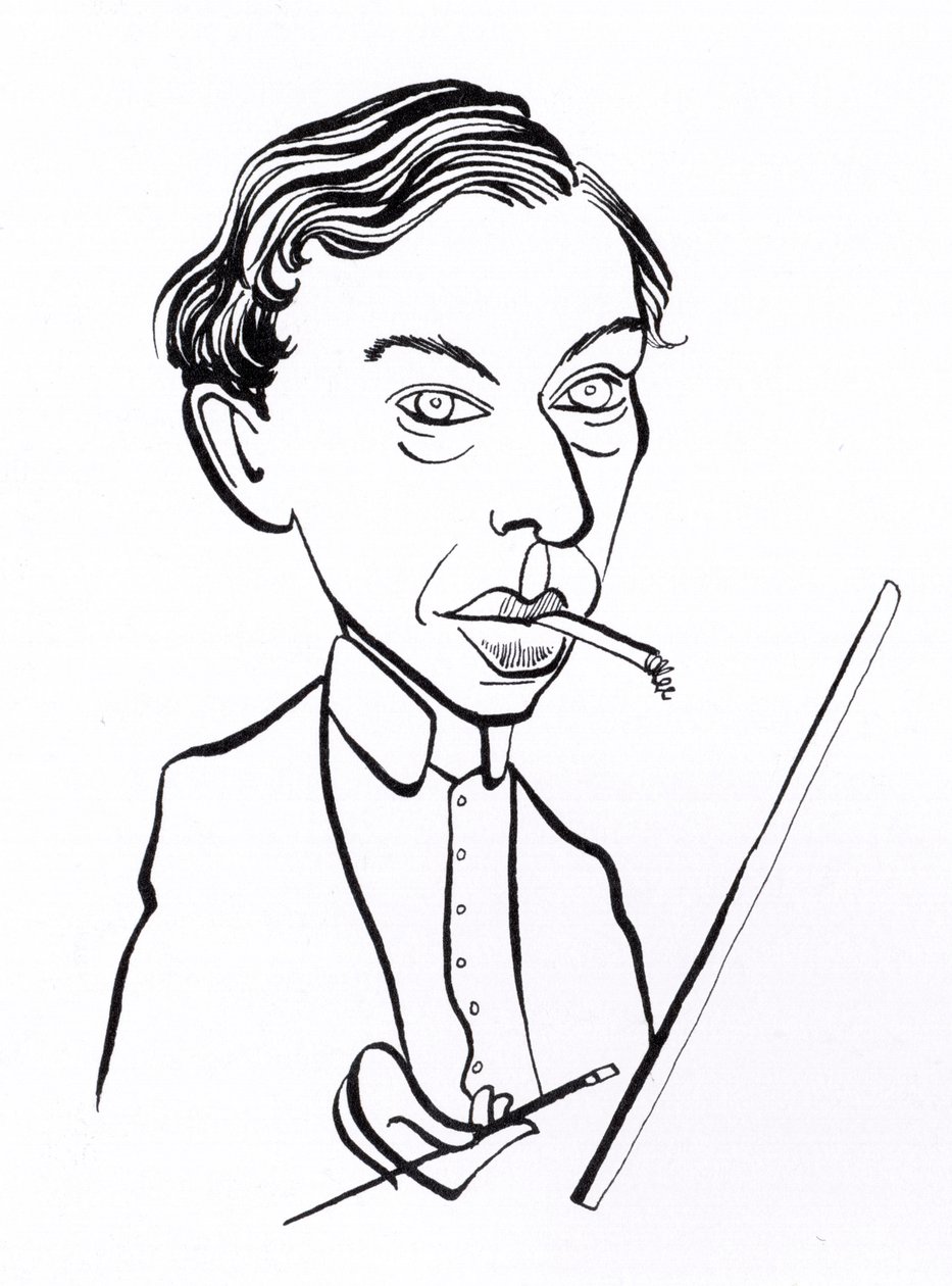 Ernst Ludwig Kirchner, karikatyyri tekijältä John Minnion