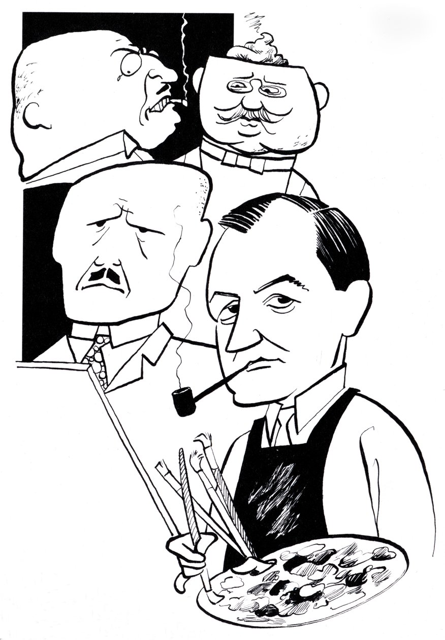 George Grosz, karikatyyri tekijältä John Minnion