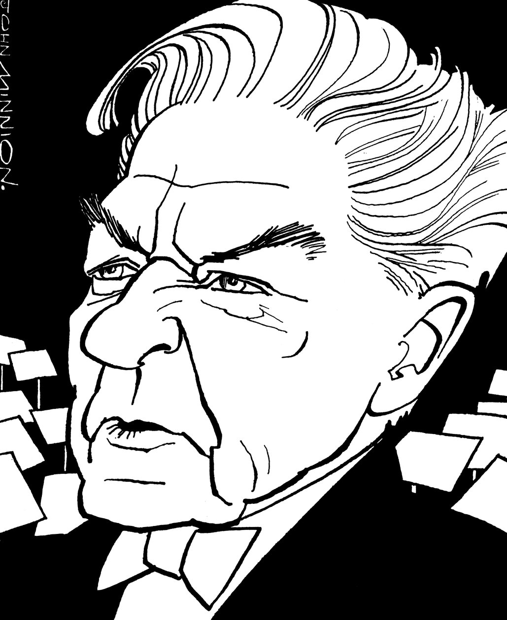 Herbert von Karajan - muotokuva tekijältä John Minnion